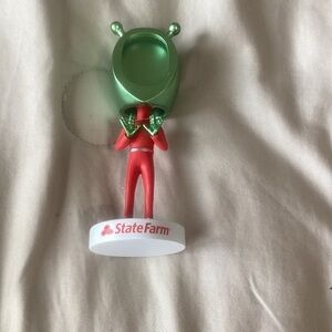 Bobblehead You State Farm Green and Red alien personalizable